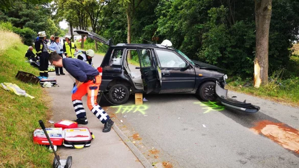 Unfall in B&ouml;singfeld. - &copy; Yannick Sonntag