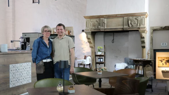 Beate und Oliver Langer betreiben seit Kurzem ihre Kaffeer&ouml;sterei BO im Haus Backs. - &copy; Alexandra Schaller