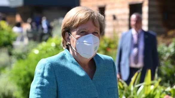 Merkel in Carbis Bay - &copy; Foto: Leon Neal/getty pool/AP/dpa