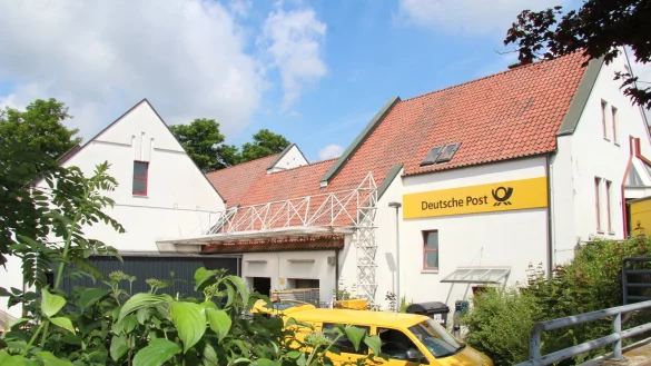 Das Postgeb&auml;ude in Blomberg soll Platz f&uuml;r Wohnraum machen. - &copy; Seda Hagemann