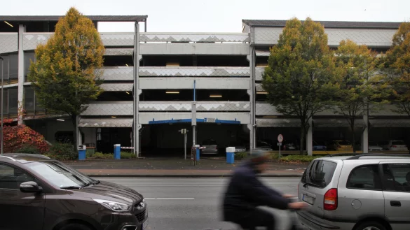 Das Parkhaus "Hornsches Tor". - © Archivfoto: Bernhard Preuß