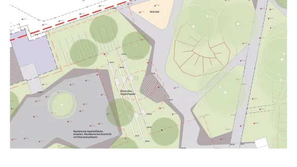 So soll der Mehrgenerationenpark am Ende aussehen. - &copy; Grafik: Landschaftsarchitekten Kortemeier Brokmann