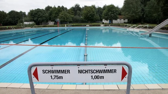 Freibad Werreanger in Lage - &copy; Bernhard Preu&szlig;