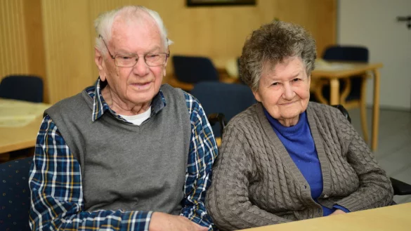 Helmut und Irmgard Fahrenkamp feiern ihre Gnadenhochzeit. - &copy; Nicole Ellerbrake