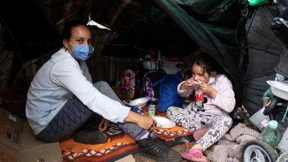 Venezolaner in Kolumbien - &copy; Foto: Keoma Zec/Zuma Press/dpa