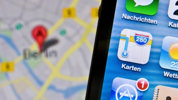 Google Maps - &copy; Foto: Florian Kleinschmidt/dpa