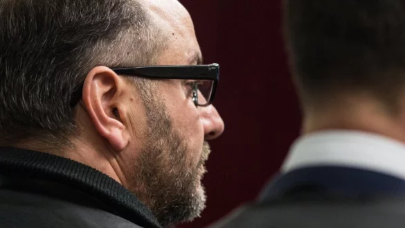 Der Angeklagte Wilfried W. vor dem Landgericht Paderborn. - &copy; picture alliance / dpa