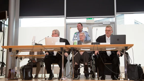 &nbsp;Im Prozess gegen den fr&uuml;heren Auschwitz-Wachmann Hanning werden die Pl&auml;doyers der Nebenklage erwartet. - &copy; dpa