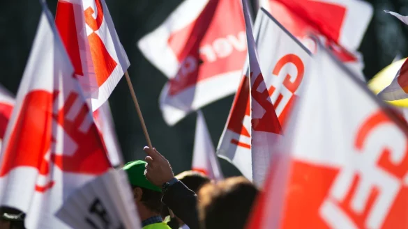 Warnstreik - &copy; Foto: Klaus-Dietmar Gabbert/dpa-Zentrabild/dpa