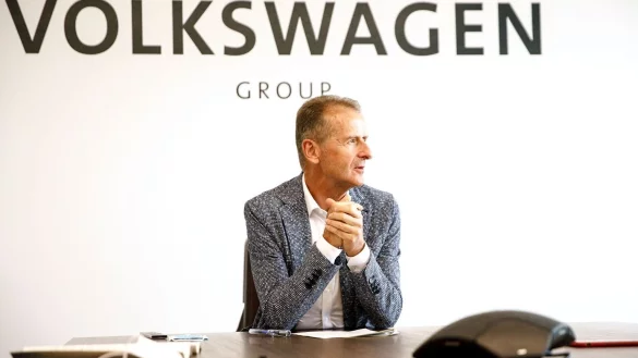 VW-Chef Herbert Diess - &copy; Foto: Carsten Koall/dpa