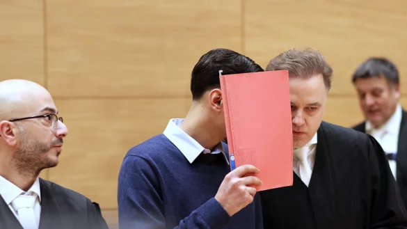 Prozessauftakt am Landgericht Bielefeld im Fall Philipos. MT-Foto: - © Alex Lehn