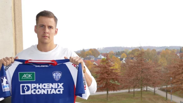 Bjarki Mar Elisson wechselt im Sommer von den Füchsen Berlin zum TBV Lemgo-Lippe. - © TBV Lemgo-Lippe