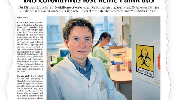 „Keine Panik vor dem Virus" – So war damals der Tenor von Klinikum, Verwaltung, Hochschulen und Unternehmen. Ein Jahr später hat Corona vieles auf den Kopf gestellt. - © Montage: Meike Groppe