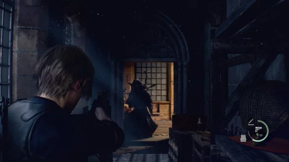 Besonders die Kämpfe sind in diesem "Resident Evil 4" eine gute Neuerung. - © Capcom