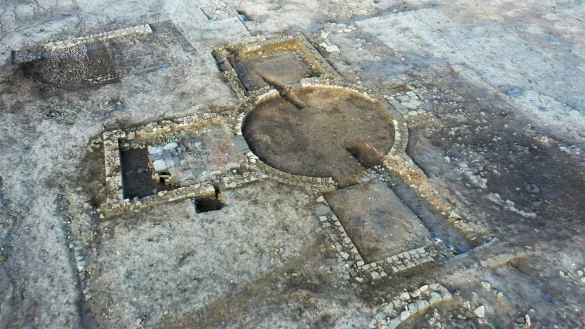 Arch&auml;ologen finden seltene r&ouml;mische &Uuml;berbleibsel in England - &copy; Foto: Historic England/PA Media/dpa