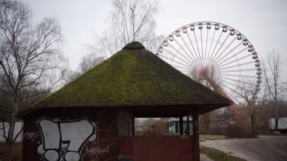 Riesenrades im Spreepark - &copy; Foto: Paul Zinken/dpa