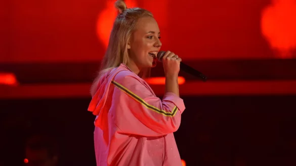 Ann-Christin singt am Sonntag bei "The Voice of Germany". Foto: SAT.1/ProSieben
