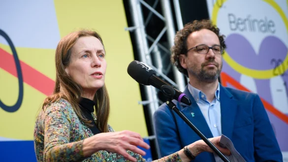 Mariette Rissenbeek + Carlo Chatrian - &copy; Foto: Gregor Fischer/dpa