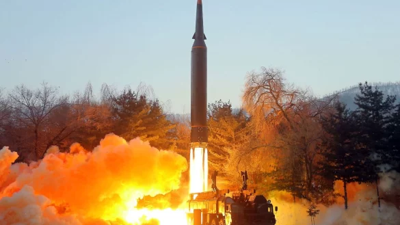Raketentest in Nordkorea - &copy; Foto: -/KCNA/dpa