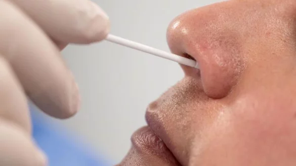 Corona-Schnelltest - &copy; Foto: Marijan Murat/dpa