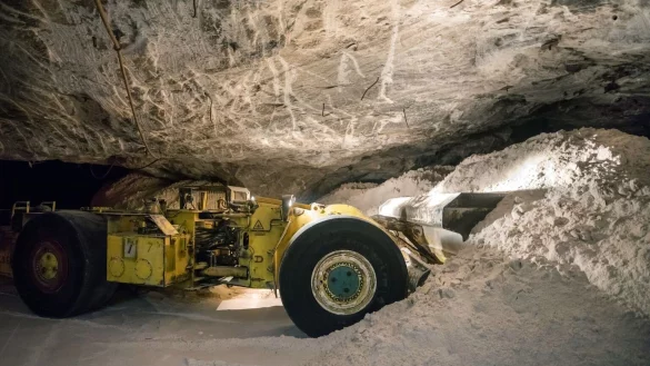 Stillgelegte Kaligrube - &copy; Foto: Michael Reichel/dpa-Zentralbild/dpa