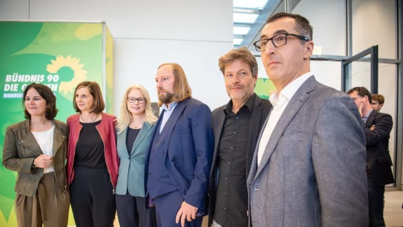 Fraktionssitzung der Gr&uuml;nen - Wahl der Vorsitzenden - &copy; Foto: Arne Immanuel B&auml;nsch