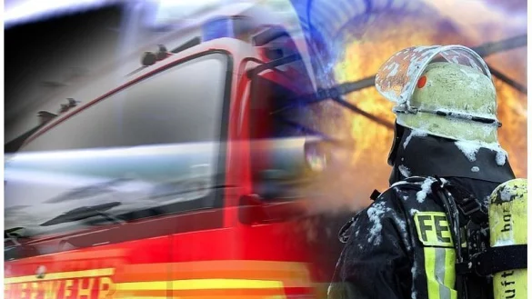 Gl&uuml;cklicherweise konnte die Feuerwehr den Brand schnell l&ouml;schen. - &copy; dpa