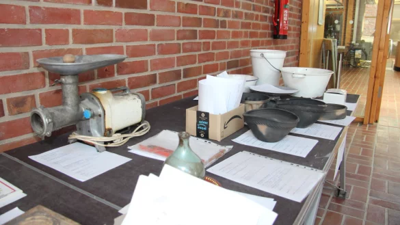 Auch ein alte Wurstpresse soll in die st&auml;ndige Sammlung des LWL Museums.&nbsp; - &copy; Cordula Gr&ouml;ne(LZ)