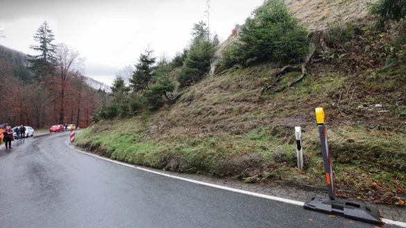 Die Gausek&ouml;te bleibt nach einem Erdrutsch vorl&auml;ufig gesperrt. - &copy; Gerstendorf-Welle