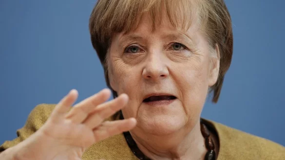 Pressekonferenz Bundeskanzlerin Angela Merkel - &copy; Foto: Michael Kappeler/dpa POOL/dpa