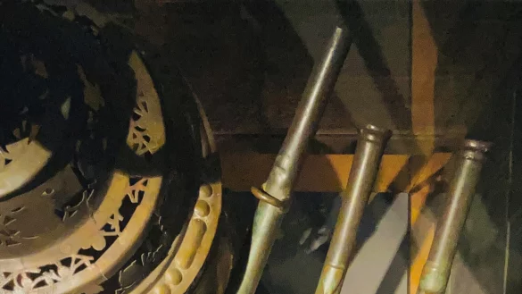 Die Wächterhörner sind im Hexenbürgermeisterhaus zu sehen. - © Stadt Lemgo