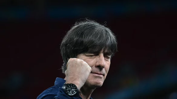 Weiter geht\\\'s gegen England: Das 197. war nicht das letzte Spiel von Joachim L&ouml;w als Bundestrainer. - &copy; Federico Gambarini/dpa