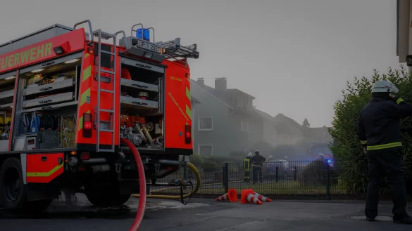 Im Fasanenweg brannte ein Keller. - &copy; Bartlomiej Bec