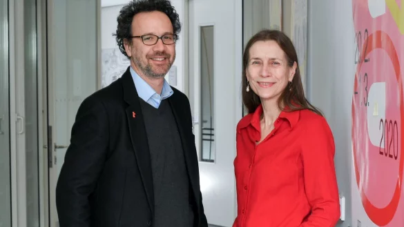 Carlo Chatrian + Mariette Rissenbeek - &copy; Foto: Jens Kalaene/dpa-Zentralbild/dpa