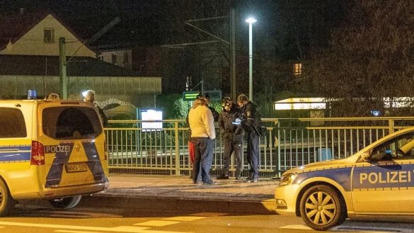 Die Polizei r&uuml;ckte am Freitag mit mehreren Streifenwagen nach Stieghorst aus.&nbsp; - &copy; Christian Mathiesen