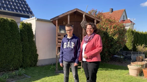 Kerstin Vieregge &uuml;bernimmt die Patenschaft f&uuml;r den Austauschsch&uuml;ler Paul Bla&szlig;. - &copy; Kerstin Vieregge