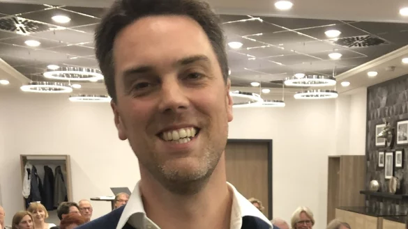 Will Landrat werden: Robin Wagener. - &copy; Sven Kienscherf