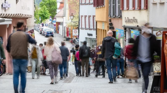 Fu&szlig;g&auml;ngerzone - &copy; Foto: Christoph Schmidt/dpa
