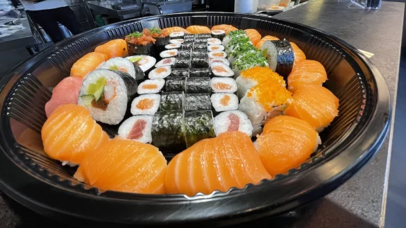 War pl&ouml;tzlich verschwunden: In der &ouml;stlichen Bielefelder Innenstadt er&ouml;ffnet ein neuer Sushi-Laden. - &copy; Alexandra Buck