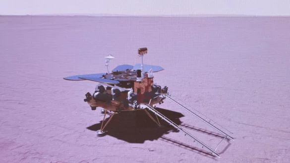 Landung auf dem Mars - &copy; Foto: Jin Liwang/XinHua/dpa