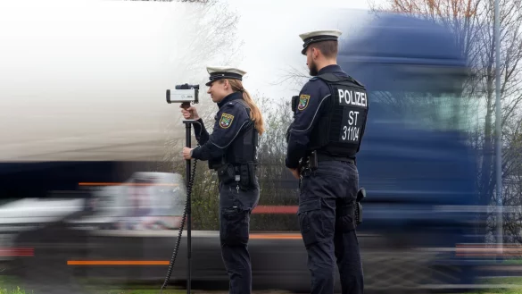 Am Wochenende f&uuml;hrte der Verkehrsdienst der Polizei Lippe im gesamten Kreisgebiet verst&auml;rkt Geschwindigkeitskontrollen durch. - &copy; Symbolbild: Klaus-Dietmar Gabbert/dpa