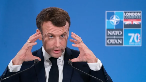 Emmanuel Macron - &copy; Foto: Michael Kappeler/dpa