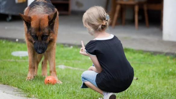 Hund und Kind - &copy; Foto: Silvia Marks