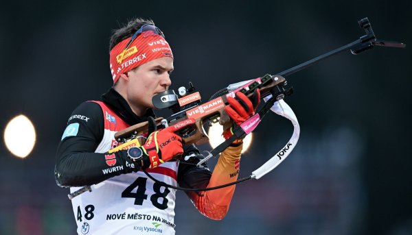 Philipp Horn wird im Sprint von Le Grand-Bornand bester Deutscher. - © Hendrik Schmidt/dpa
