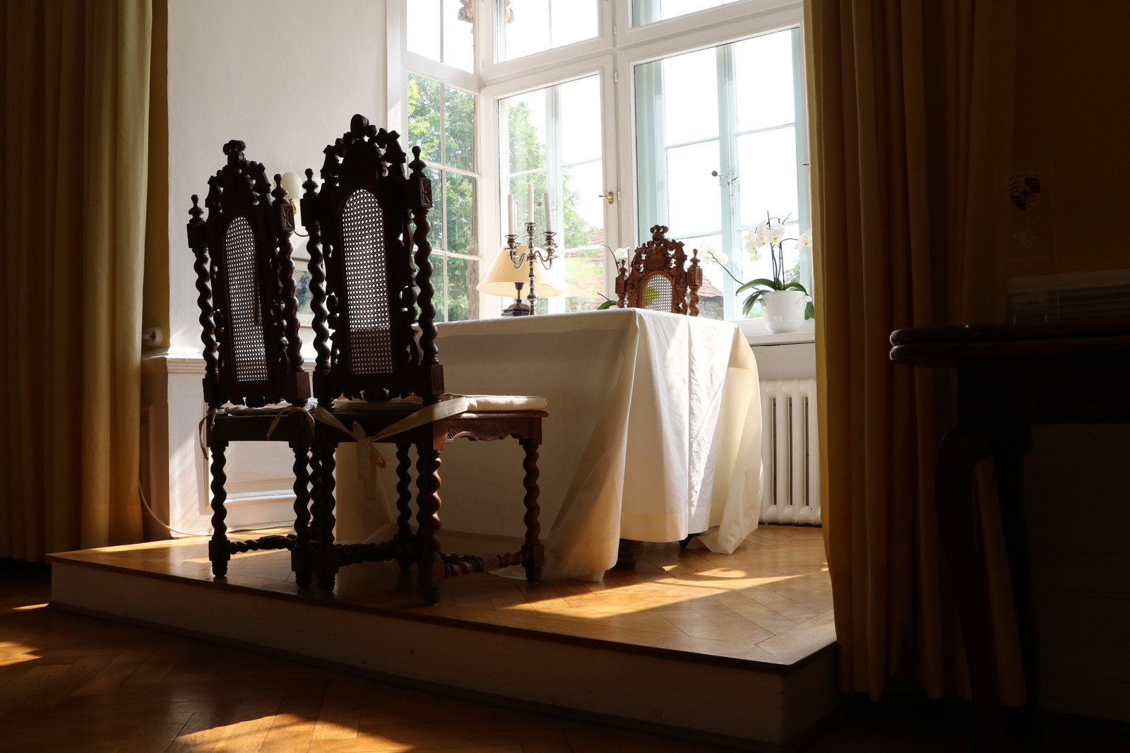 Trauort: Paare, die auf Schloss Wendlinghausen standesamtlich heiraten, geben sich hier das Ja-Wort.